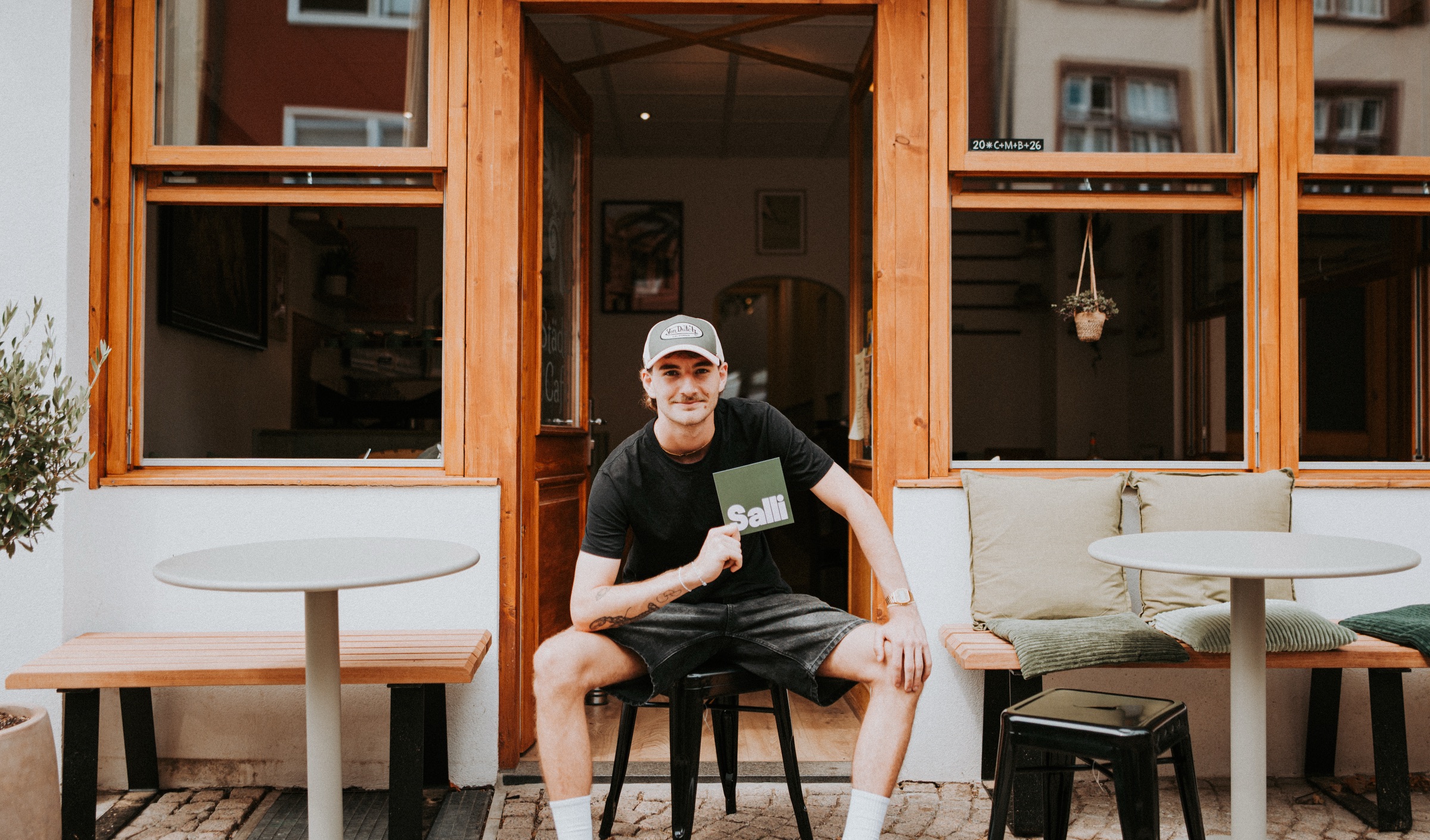 Außenansicht des Cafés